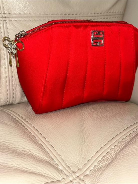 Givenchy Handbags - Givenchy Parfums Limited Edition "Iconic Lipstick Red" Satin Pouch GWP